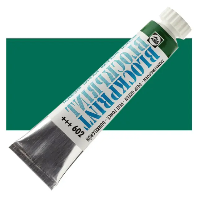 Talens Μελάνι Τυπώματος Blockprint - 602 Deep Green - 20ml