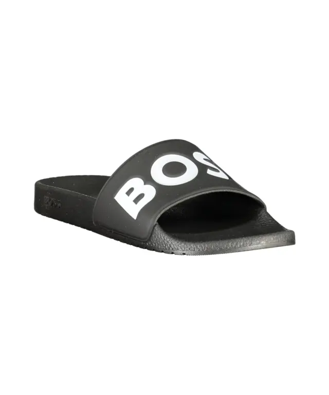 Hugo Boss - Ανδρικές Παντόφλες Aryeh 50536835-002 Μαύρο 2