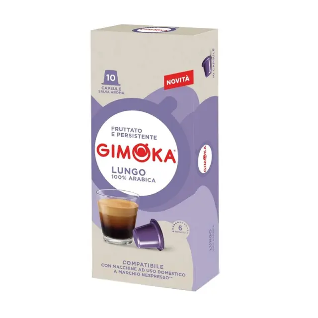 Gimoka Lungo Κάψουλες Nespresso 10τμχ