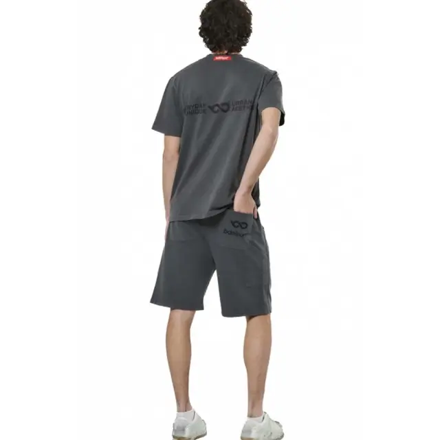 Body Action Men's Natural Dye Carpenter Shorts Ανθρακί 033525-03F (Body Action) 3