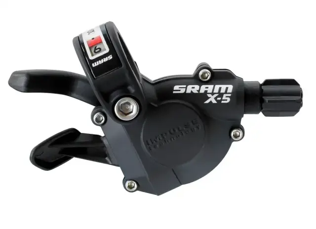 ΛΕΒΙΕ ΤΑΧΥΤΗΤΩΝ SRAM X-5 9 ΤΑΧΥΤΗΤΩΝ ΔΕΞΙ ΜΑΥΡΟ