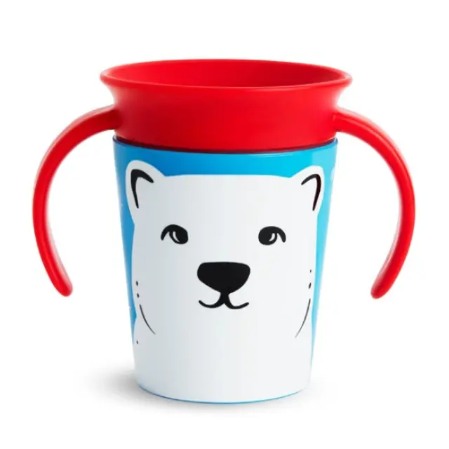 Munchkin Miracle 360 WildLove Sippy Cup Κύπελλο (6m+) 266ml – Πολική Αρκούδα 2