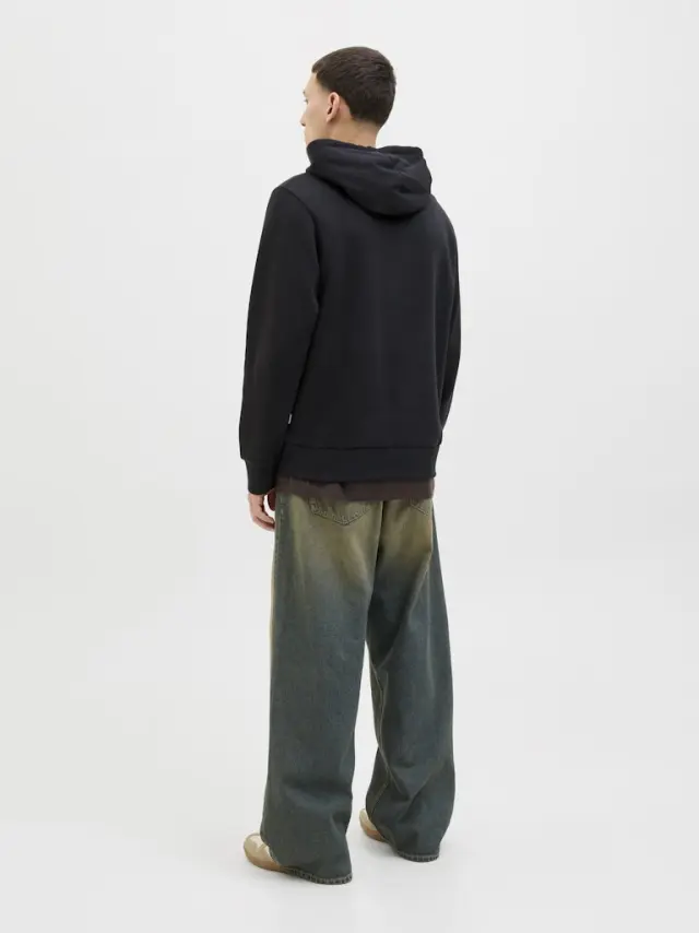 JJELOGO SWEAT HOOD 2 COL 25/26 NOOS Black 3