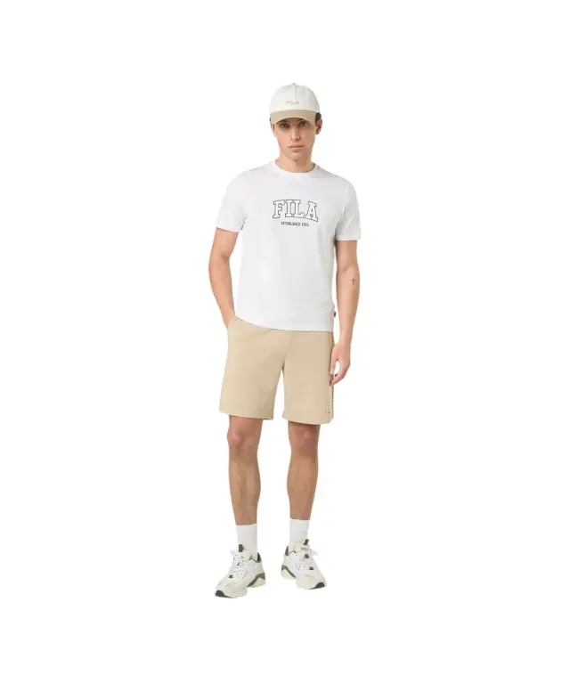 Fila - Ανδρικό T-shirt Rifredi FAM1219-10001 Λευκό 3