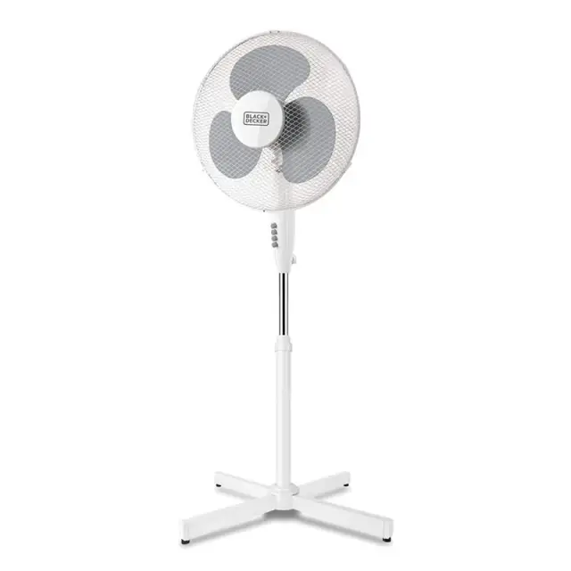Black + Decker Επιδαπέδιος Ανεμιστήρας BXEFP40E 40W White