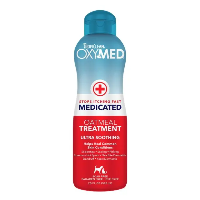 Tropiclean Oxymed Medicated Oatmeal Treatment Θεραπευτική Κρέμα Κατά του Κνησμού 592ml