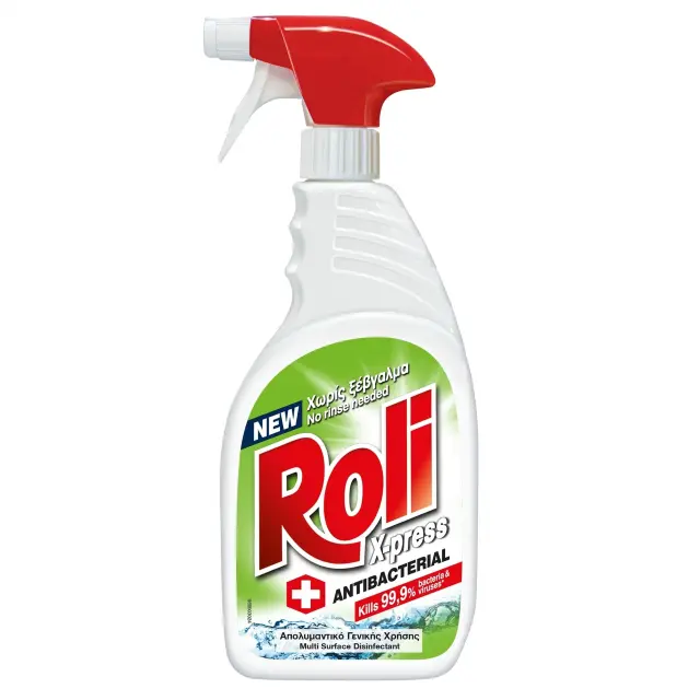 Roli Xpress Antibacterial Spray Απολυμαντικό Γενικής Χρήσης, 700ml