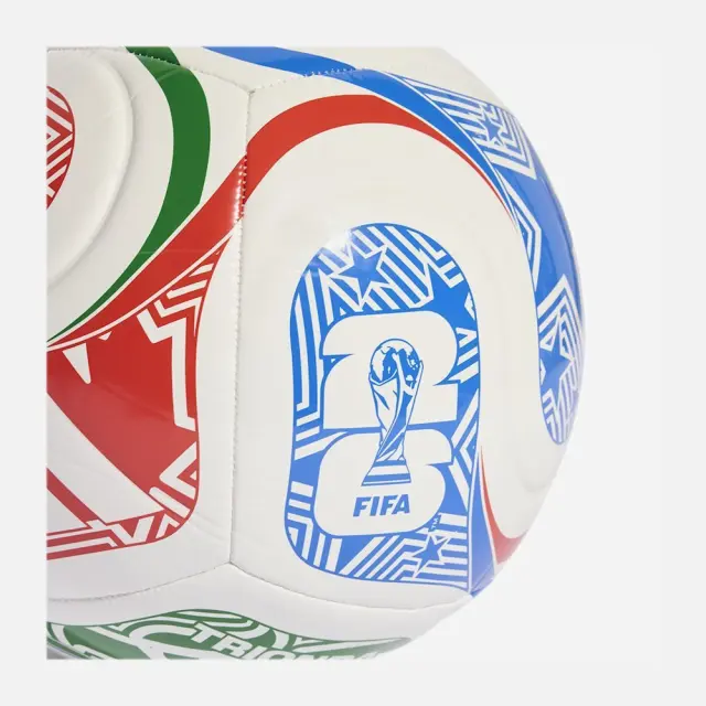 adidas Performance Adult World Cup 26 Trionda Club Size 5 Foot Ball Λευκό JD8028 (adidas Performance) - 5 2