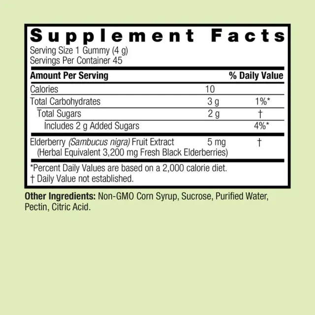 Nature's Answer Sambucus Daily Gummy 2