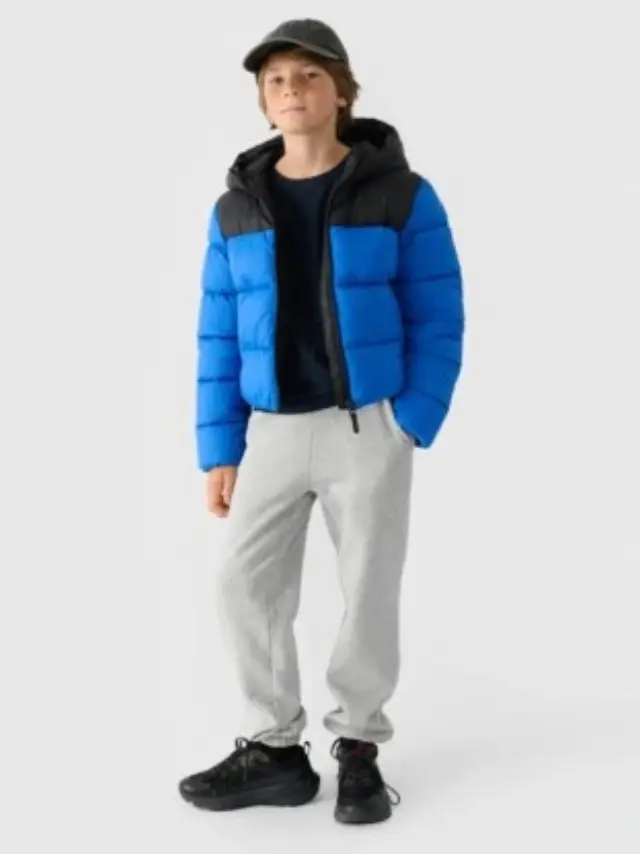 4F Down Jacket Blue/Black 4FJWAW24TDJAM462-36S - 158