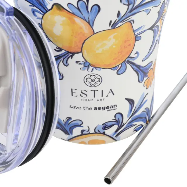 Estia | Θερμός Coffee Mug Save The Aegean Amalfi Coast | 350ml 3