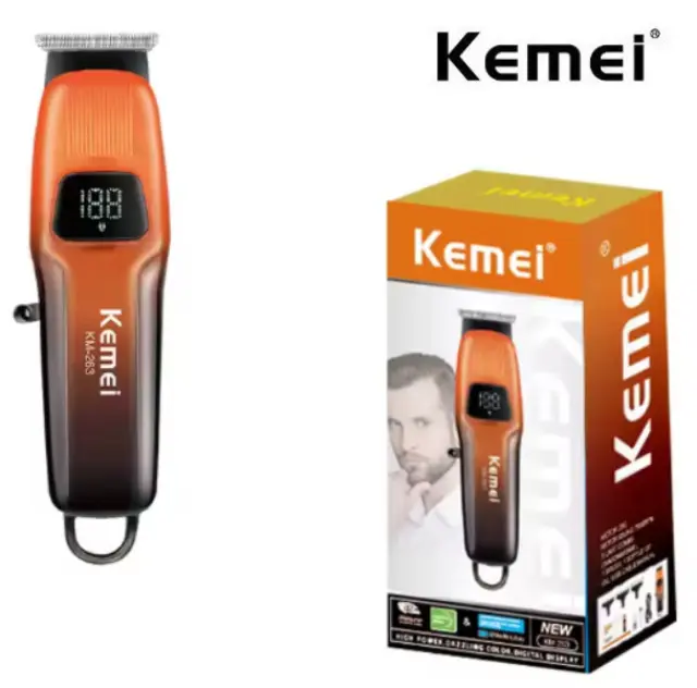 Kemei Επαγγελματική Επαναφορτιζόμενη Κουρευτική Μηχανή KM-263 2