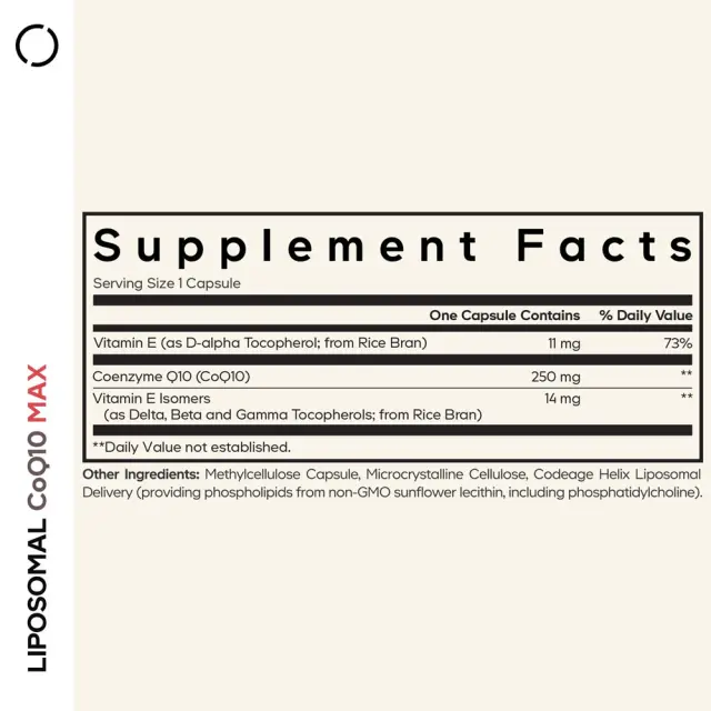 Codeage Liposomal CoQ10 MAX 2