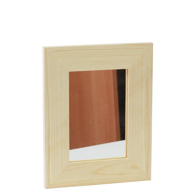 Ξύλινη Κορνίζα με Καθρέφτη - 23x18x1cm