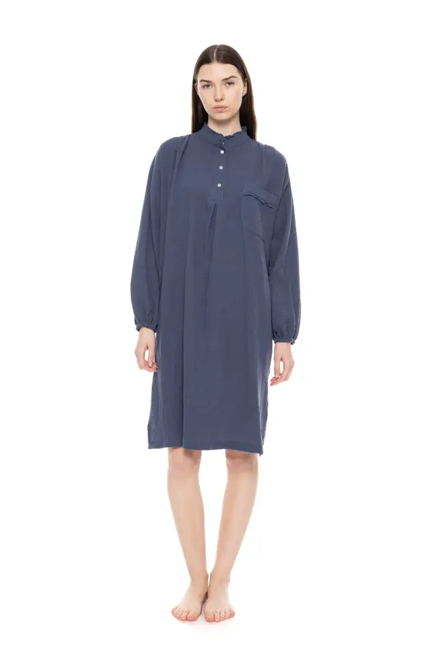 W1700 - Cosmos Blue - NIGHTGOWN ELEGANT