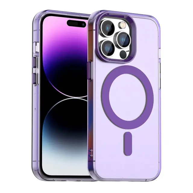 Techsuit® Candy MagSafe Θήκη για iPhone 14 Pro- Purple