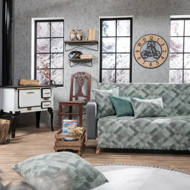 Μαξιλαροθήκη Bronx 13 TEORAN 65x65cm δαπέδου με γέμιση 3