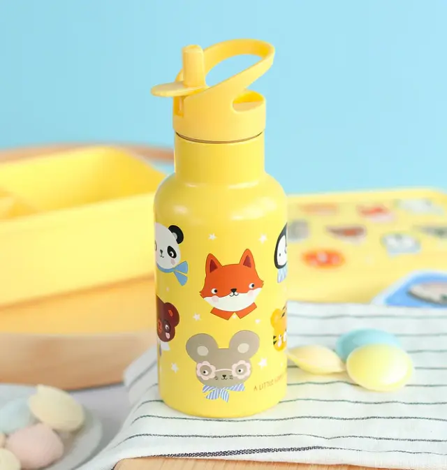 A Little Lovely Company Ανοξείδωτο Παγούρι Θερμός 350ml – Animal Friends DBSSAF87 2