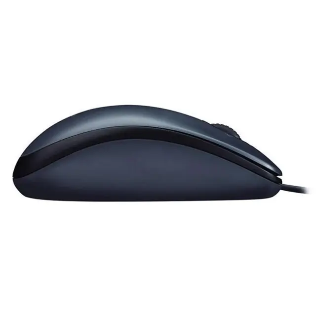 Logitech M90 Optical Mouse (Dark Grey, Wired) (LOGM90) 2