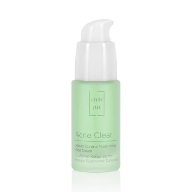 Lavish Care Acne Clear Sebum Control Moisturising Face Cream Ενυδατική Κρέμα για την Μείωση Εμφάνισης Σμήγματος 30ml