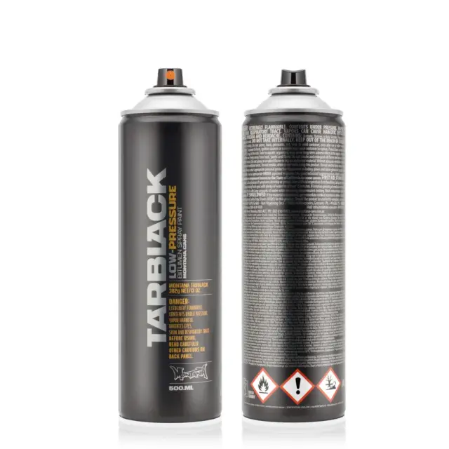 Montana Tarblack Low Pressure Spray Paint 500ml 2