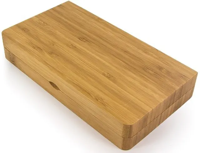 RAW Bambo BackFlip Rolling Tray Ξύλινο Κουτί - STRIPED 3