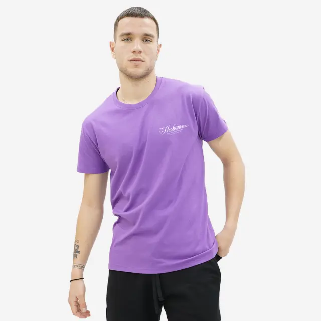T-shirt Noshame® Μώβ με τύπωμα - 132593 - XXL