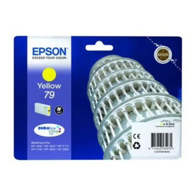 Epson 79 Γνήσιο Μελάνι Εκτυπωτή InkJet Κίτρινο (C13T79144010)