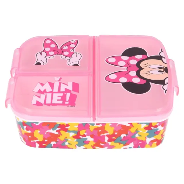 Φαγητοδοχείο πλαστικό MULTI COMPARTMENT SANDWICH BOX MINNIE SO EDGY BOWS 51120