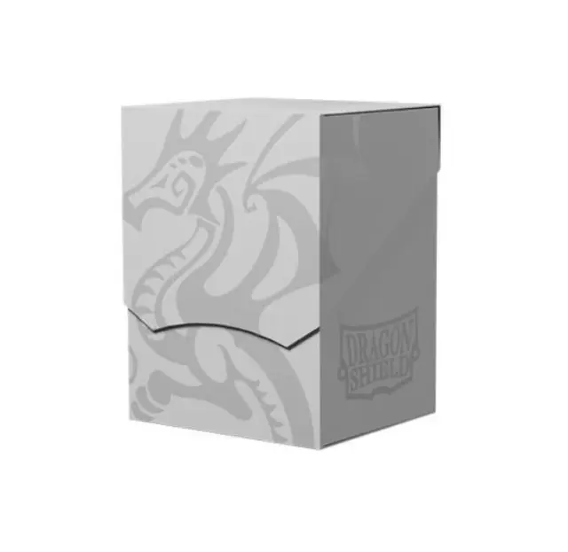 Dragon Shield Deck Shell Box – Ashen White