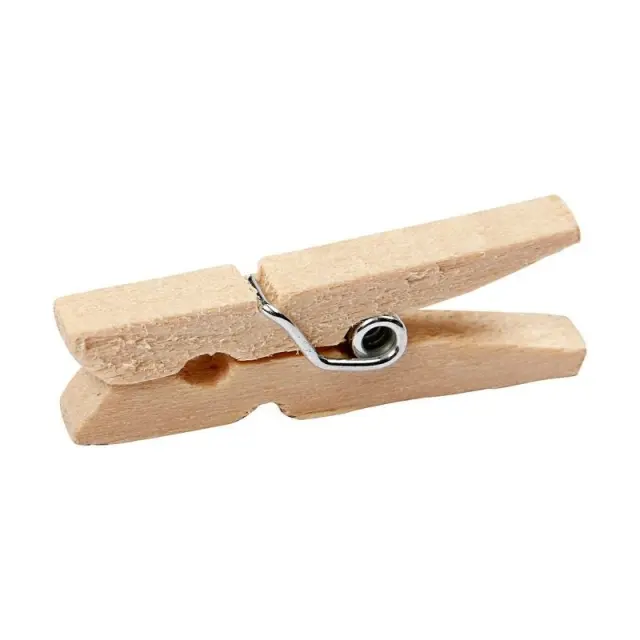 Μανταλάκια ξύλινα 3cm, 100τεμ