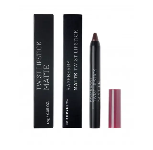 ΚΟΡΡΕΣ Raspberry Matte Twist Lipstick Daring Plum 1,5g 2