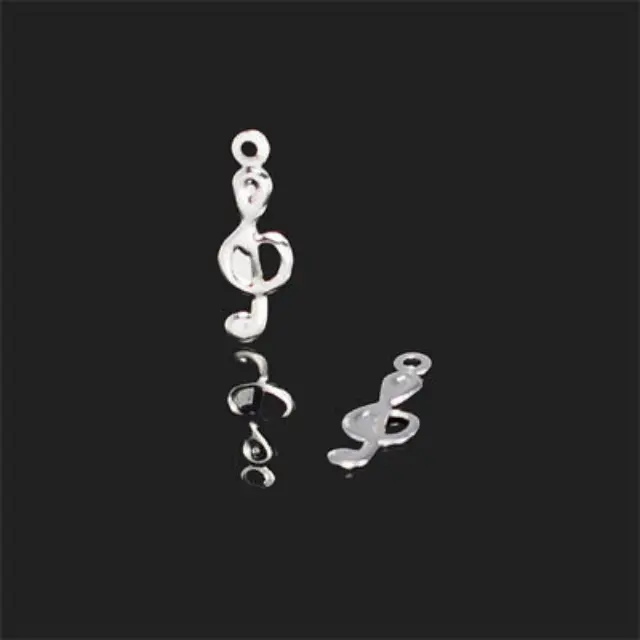 Διακοσμητικό Forever Silver Κλειδί Σολ 14x5mm - 5τεμ