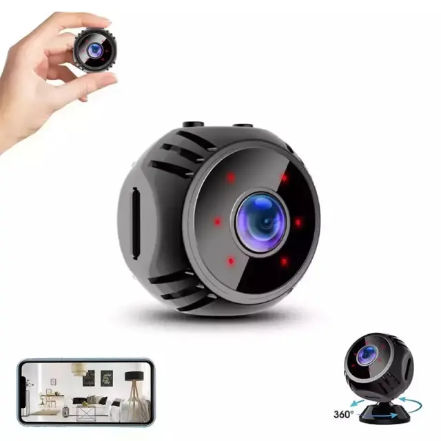 Andowl Κρυφή Κάμερα WiFi 1080p με Υποδοχή για Κάρτα Μνήμης και Ανιχνευτή Κίνησης Q-S710 - Mini WIFI USB IP Camera 075833