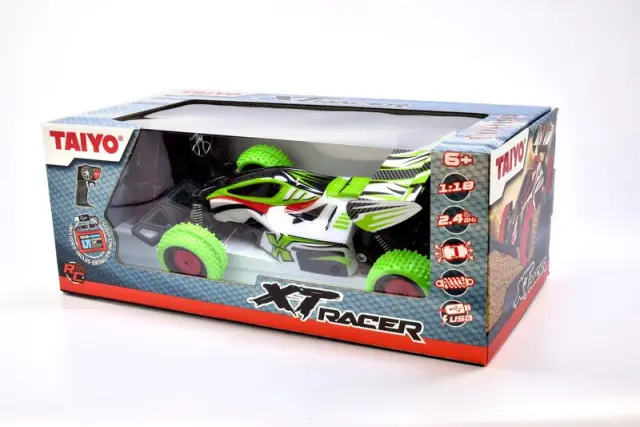 R/C Τηλεκατευθυνόμενο Όχημα XT Racer- Green 1:18 (180012A) Πράσινο 2