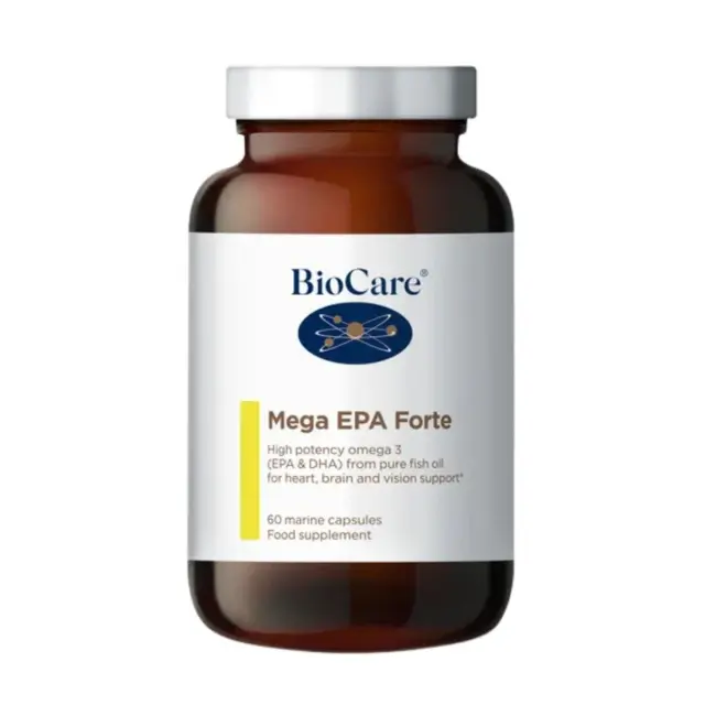 BioCare Mega EPA Forte 60 marine capsules