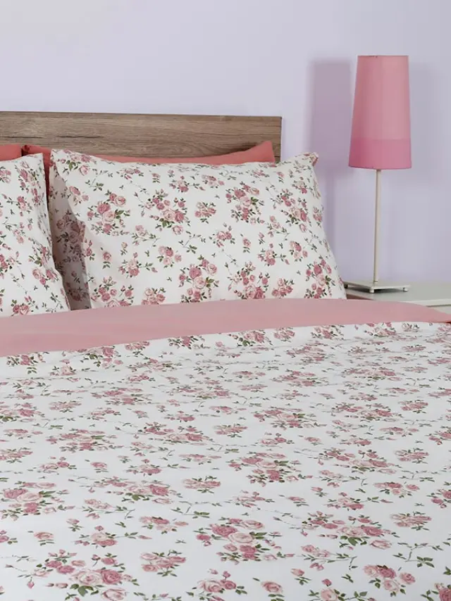 Σετ Σεντόνια Cotton Feelings 929 Pink Μονό (165x270) Sunshine 2