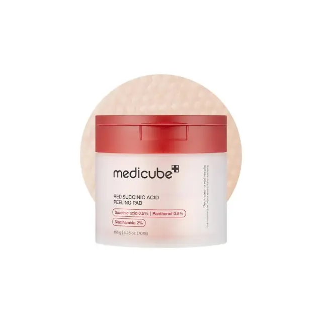 Medicube Red Succinic Acid Peeling Pad Απολεπιστικά Επιθέματα Προσώπου, 70τμχ