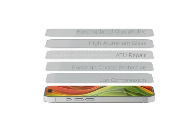 Mobile Origin Screen Guard with easy applicator, full coverage, 2 pack - iPhone 17 Pro Max 2