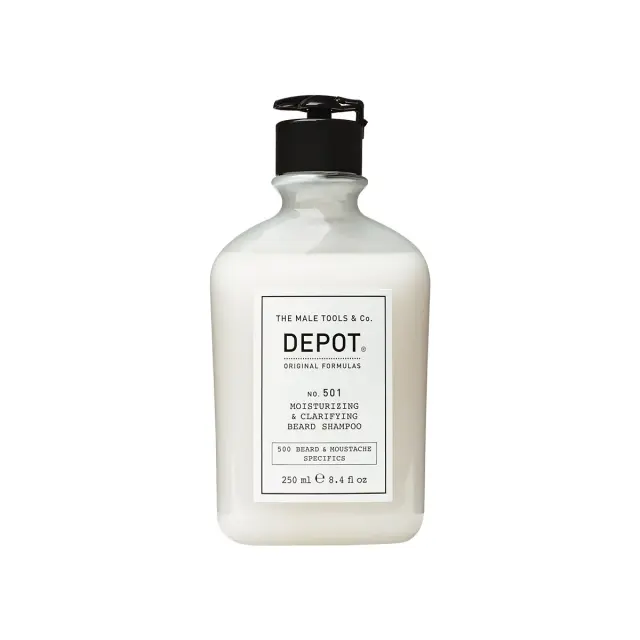 Depot cleansing shampoo No. 501 Moisturizing & Clarifying Beard Shampoo 250 ml