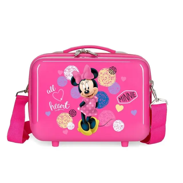 Disney Minnie mouse love fuschia Beauty case ABS Νεσεσέρ 8435578315300