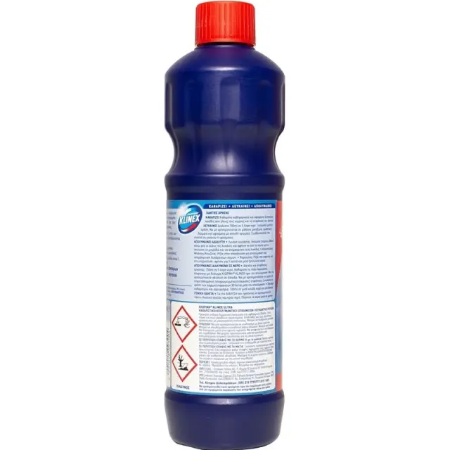 Klinex Ultra Protection Regular Παχύρρευστη Χλωρίνη 2x1.25lt 3