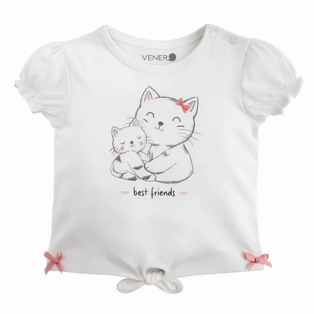 T-shirt Μπλουζάκι Best Friends Venere White 8010640 - 12 M (80cm)