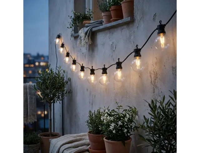 Διακοσμητικός Φωτισμός 10 LED , 7.5 Μέτρα - Θερμό Λευκό LE2100220