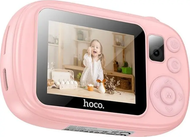 Παιδική Φωτογραφική Μηχανή Hoco DV205 20MP Ροζ 2