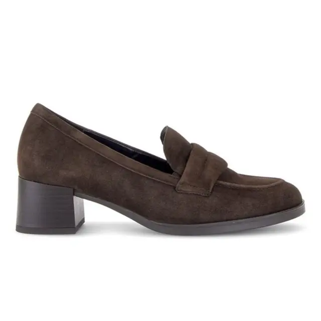 Gabor Μοκασίνια-Loafers Γυναικείο δέρμα Nubuck Καφέ GAB/72134 005-MOCCA - 37