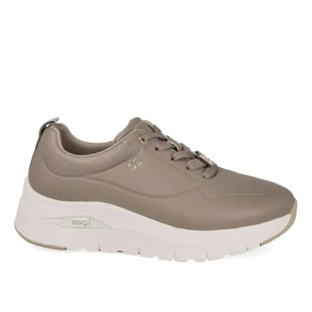 Donna Serena Sneakers Γυναικείο δέρμα Γκρί DSE/145725 TAUPE - 37