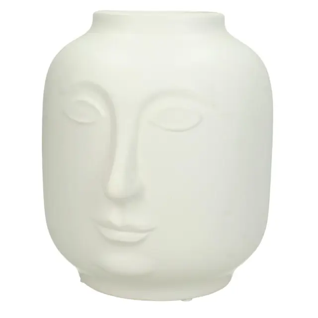 Βάζο Λευκό Κεραμικό 17.6x16x18.6cm