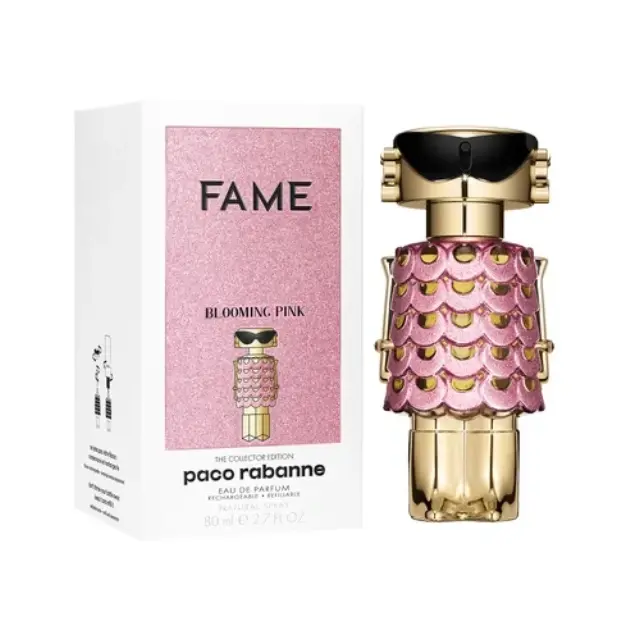 RABANNE Fame Blooming Pink Refillable Collector Eau De Parfum 80ml