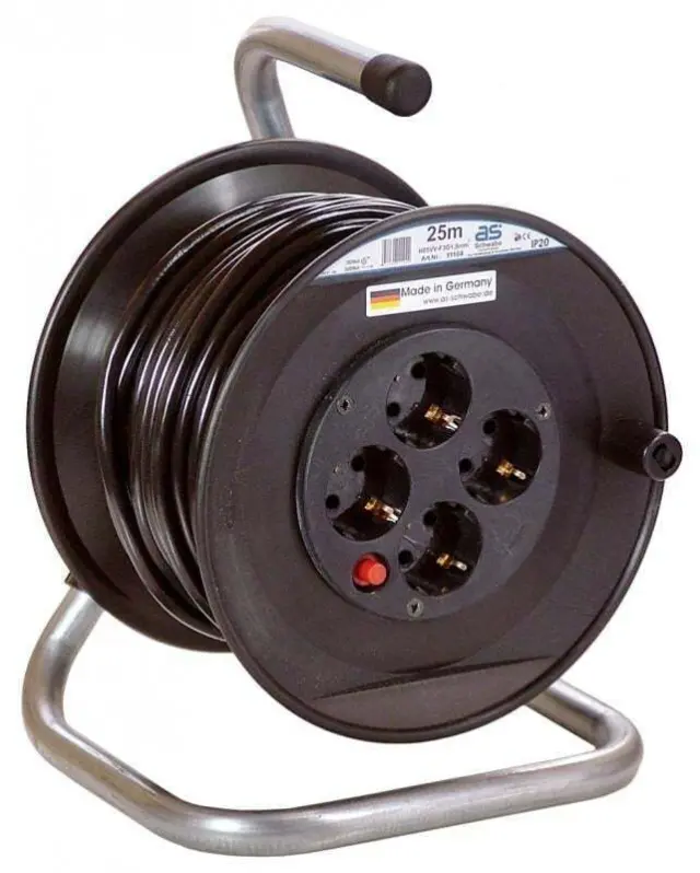 Schwabe Kabelhaspel Vinyl H05VV-F 3x1,5 IP20 25m